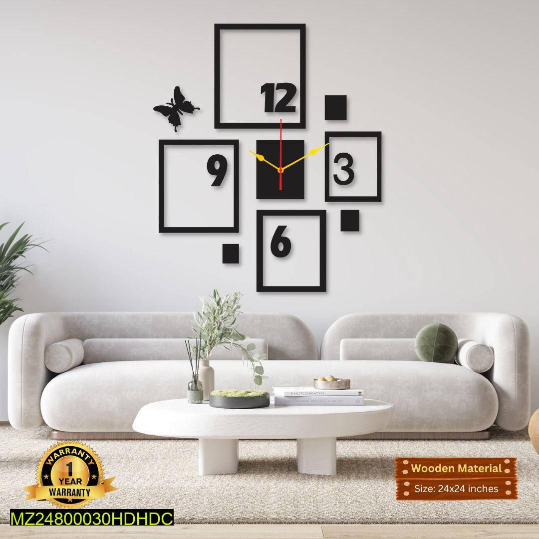 4 Frame Wall Clock